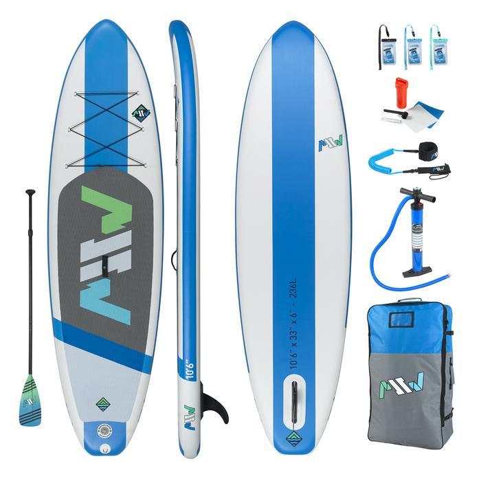 Mountains to Water 10’ 6” inflatable SUP package